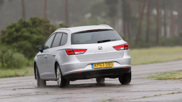SEAT Leon ST estate 2014 rear action
