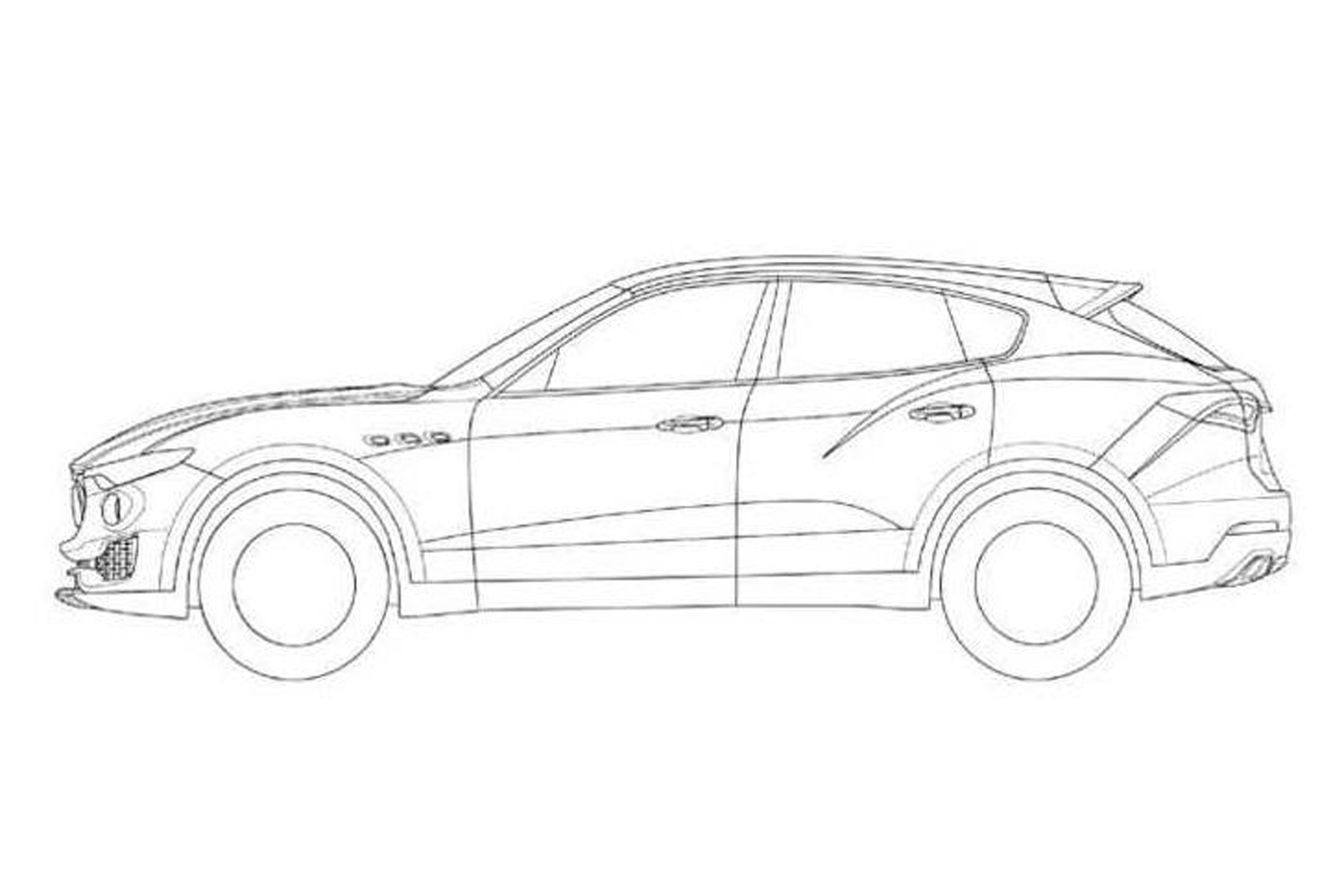 Maserati Levante sketch 4