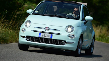 Fiat 500C 2015 driving