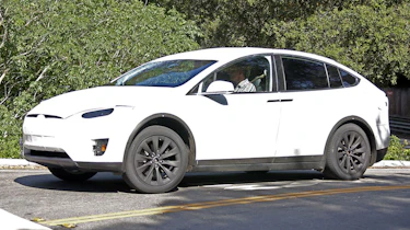 Tesla Model X spyshots front side