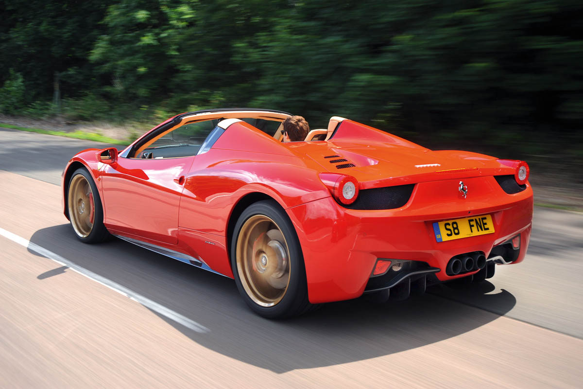 Ferrari 458 Spider rear