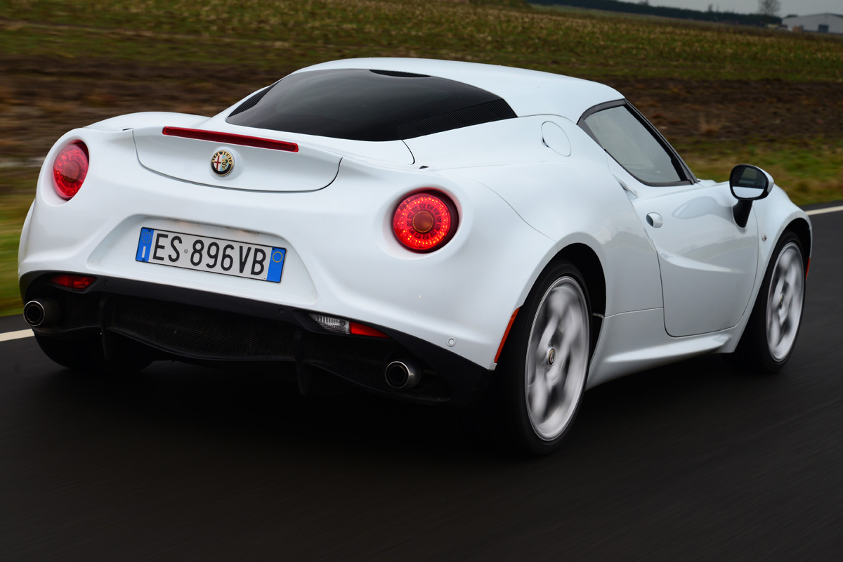 Alfa Romeo 4C rear view
