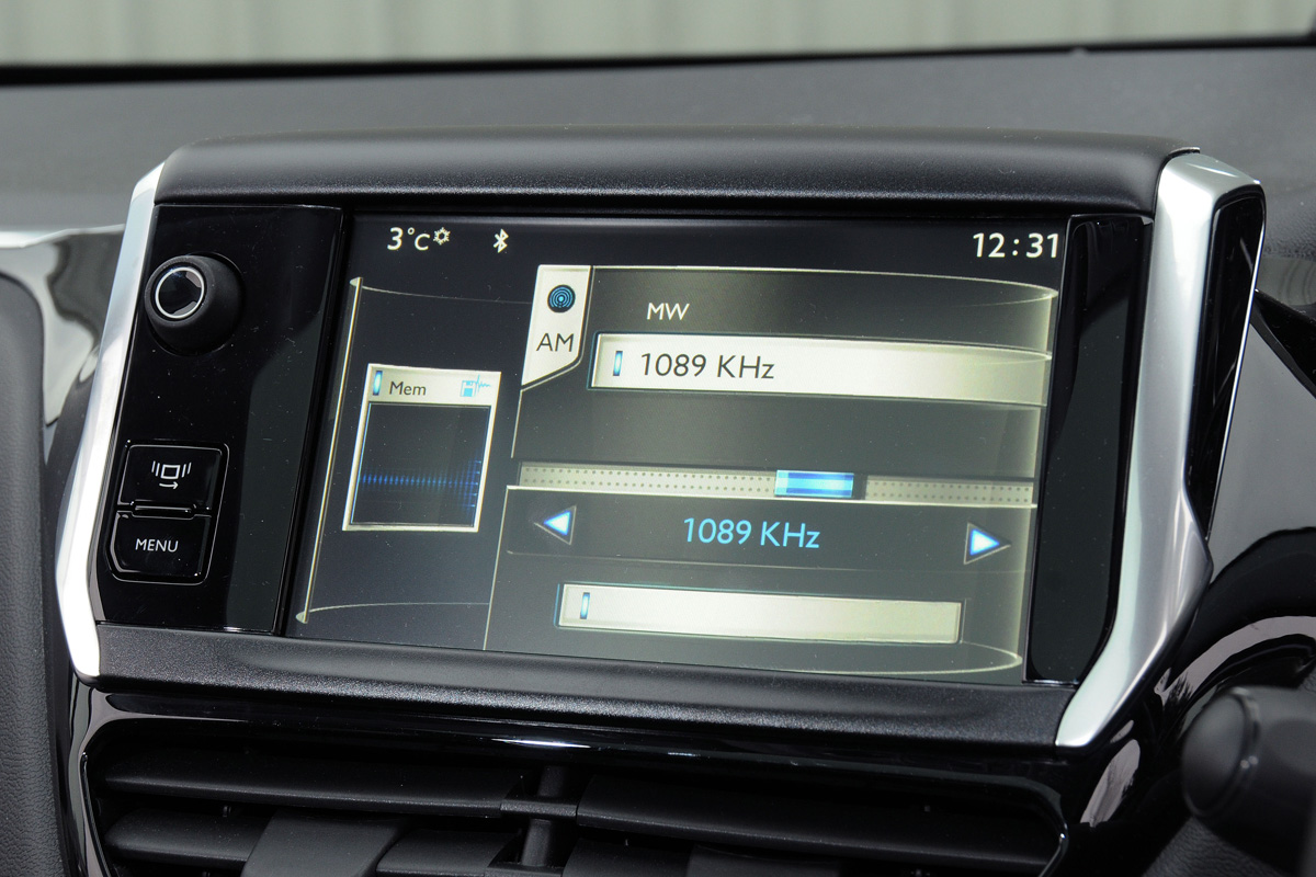 Peugeot 208 interior detail