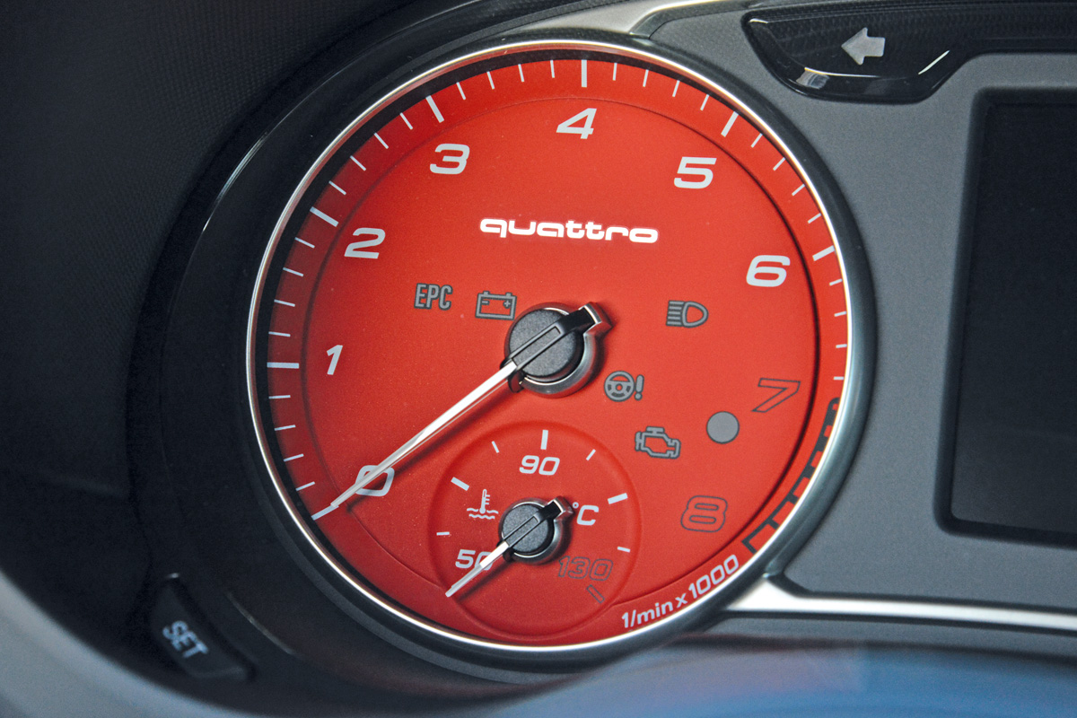 Audi A1 Quattro dials
