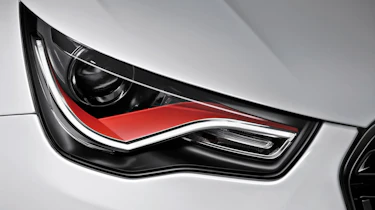 Audi A1 quattro headlight detail