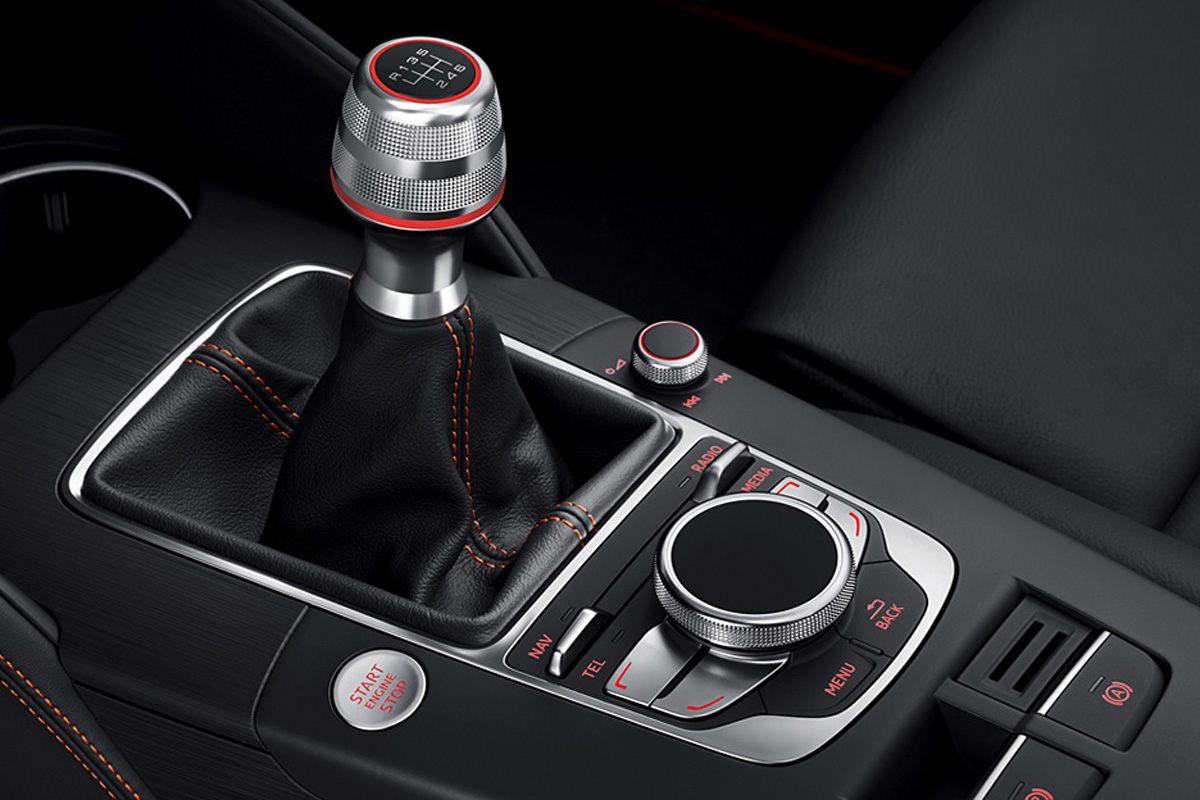 Audi A3 Sportback 2.0 TDI interior detail