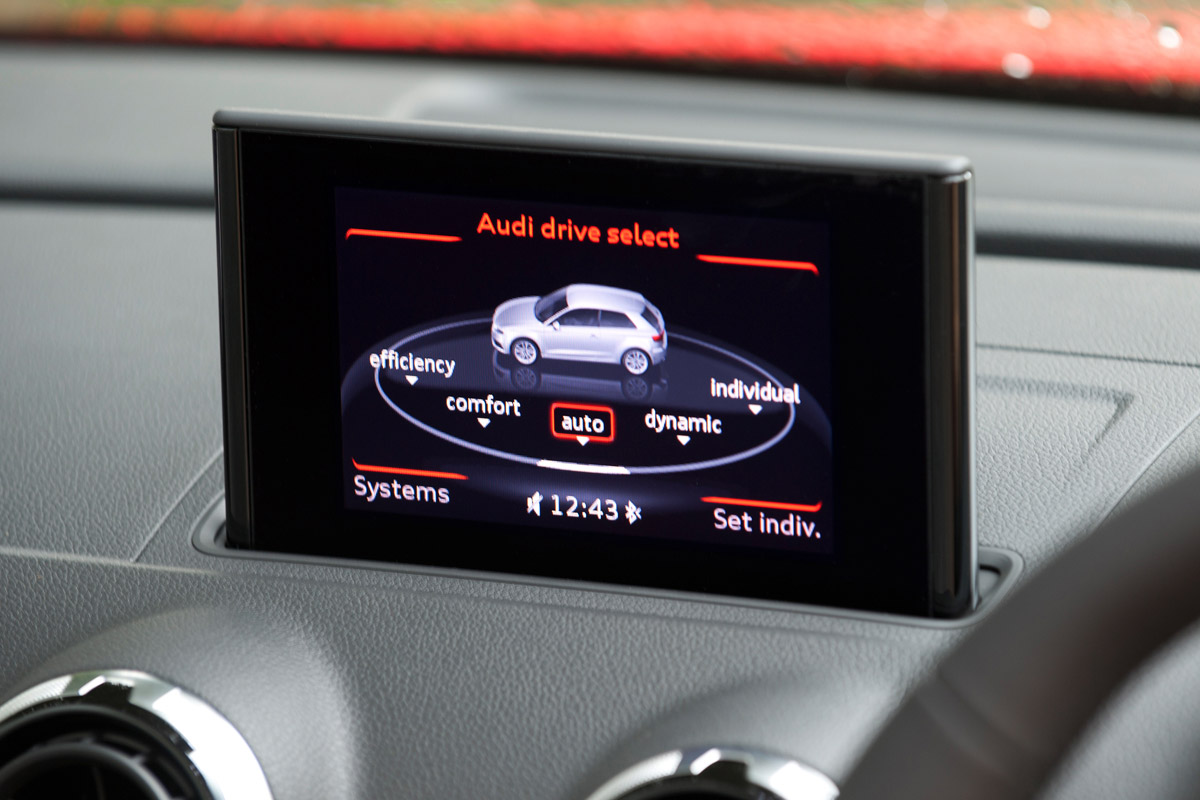 Audi A3 interior screen