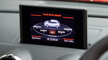 Audi A3 interior screen