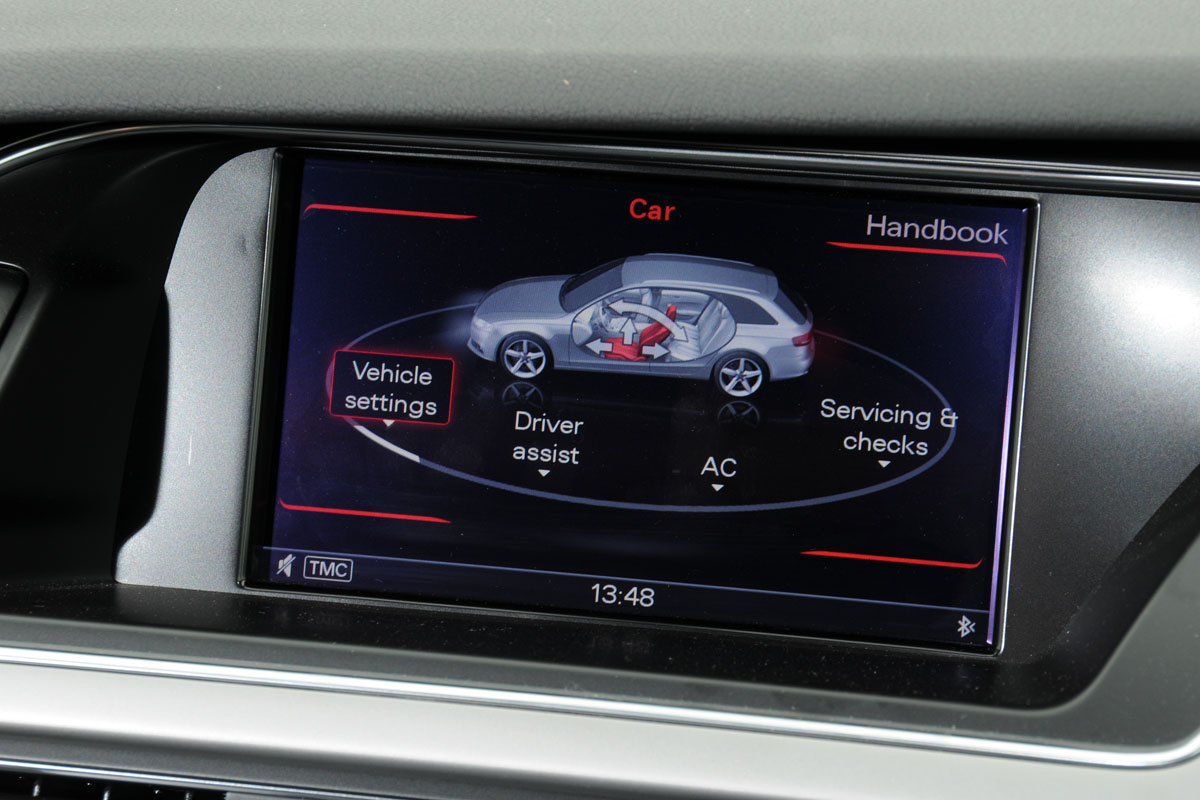 Audi A4 Avant interior screen