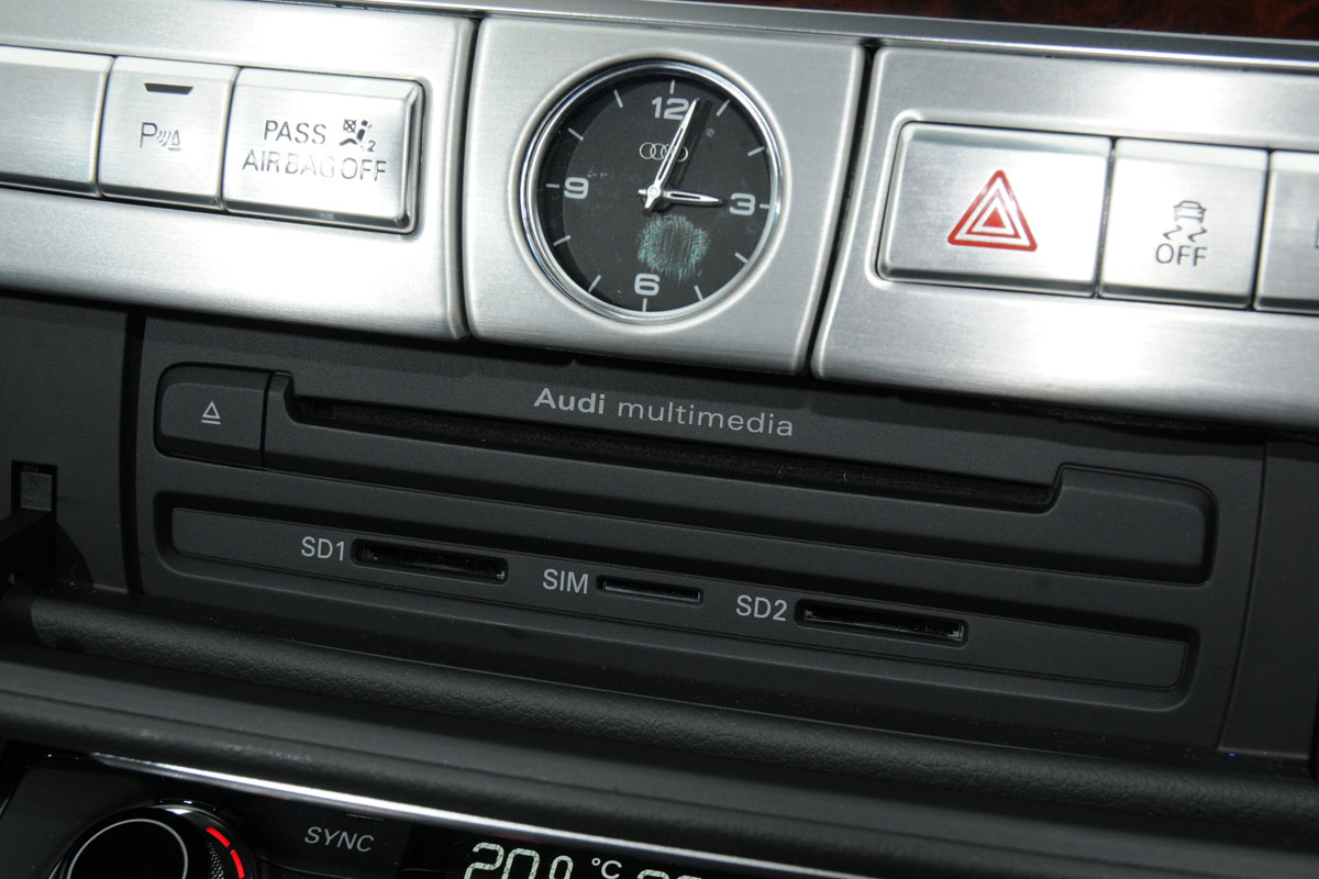 Audi A8 clock