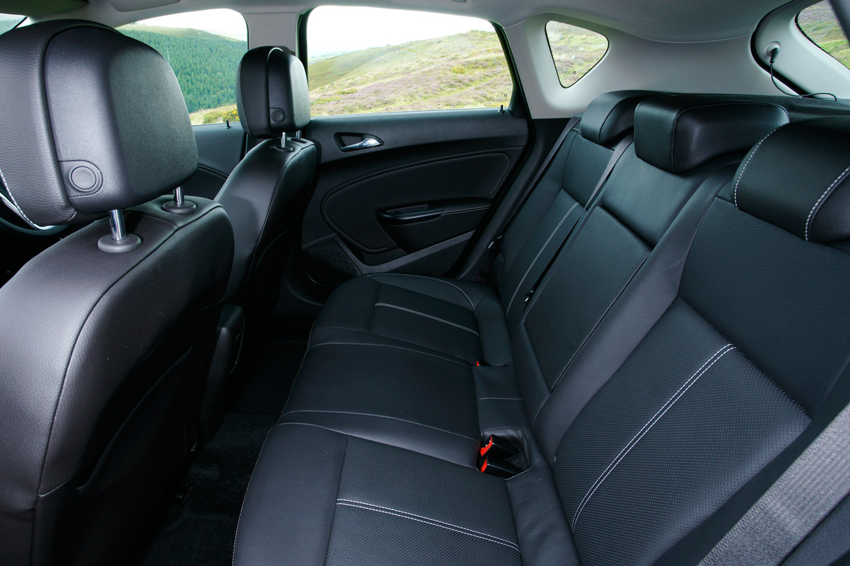 Vauxhall Astra rear seats