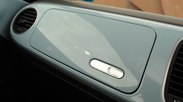 Volkswagen Beetle glove box detail