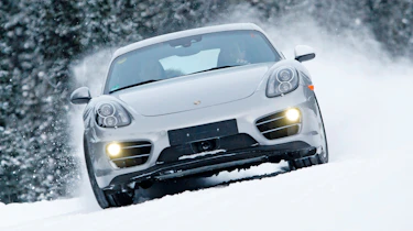 Porsche Cayman S front cornering