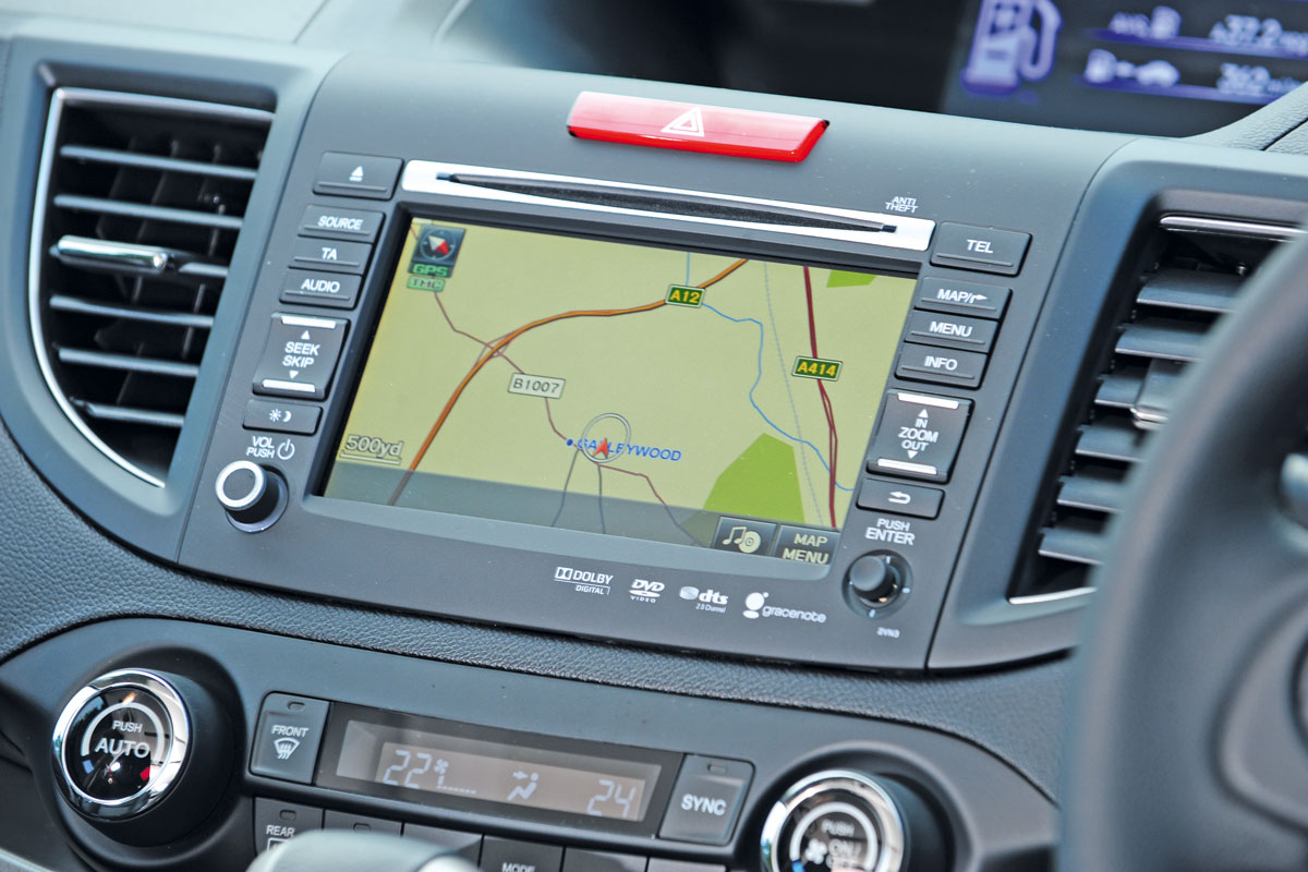Honda CR-V interior screen