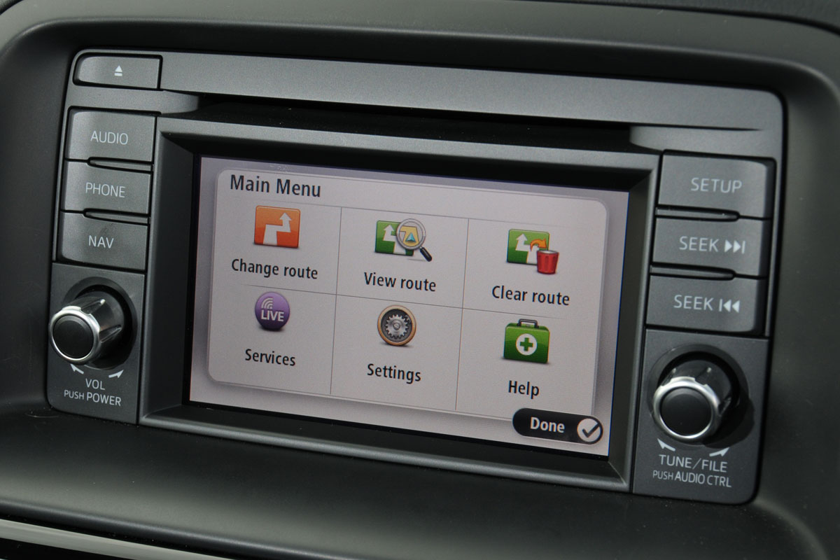 Mazda CX-5 interior screen
