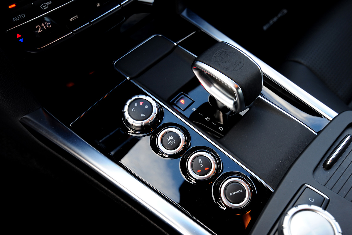 Mercedes E63 AMG interior detail