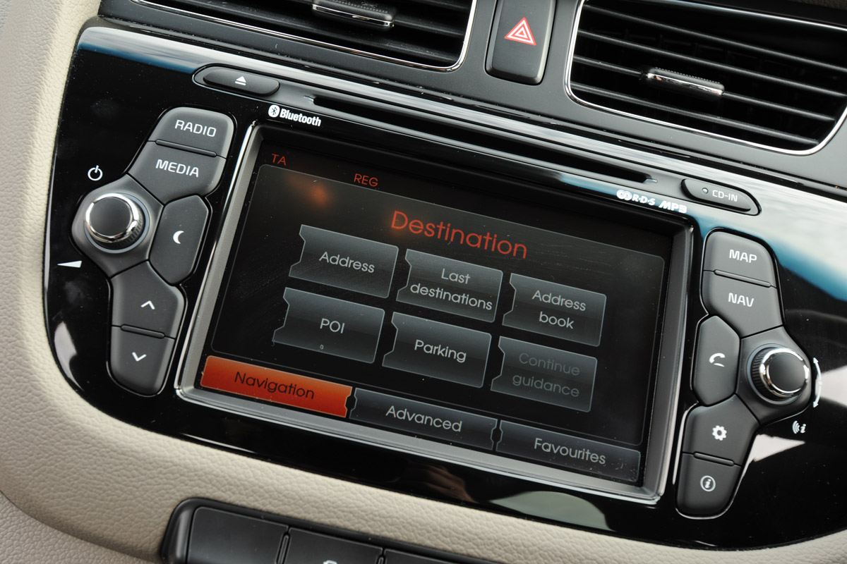 Kia Cee'd Sportswagon interior detail