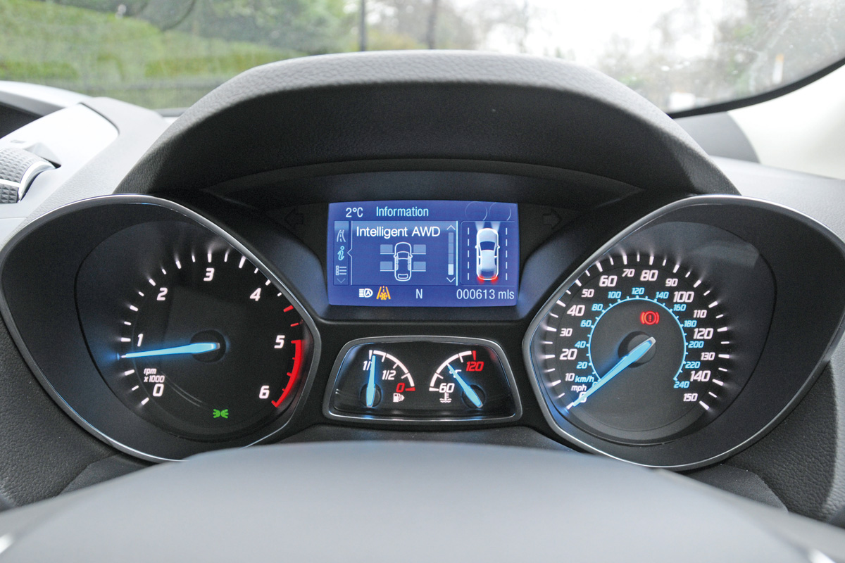 Ford Kuga 2.0 TDCi dials