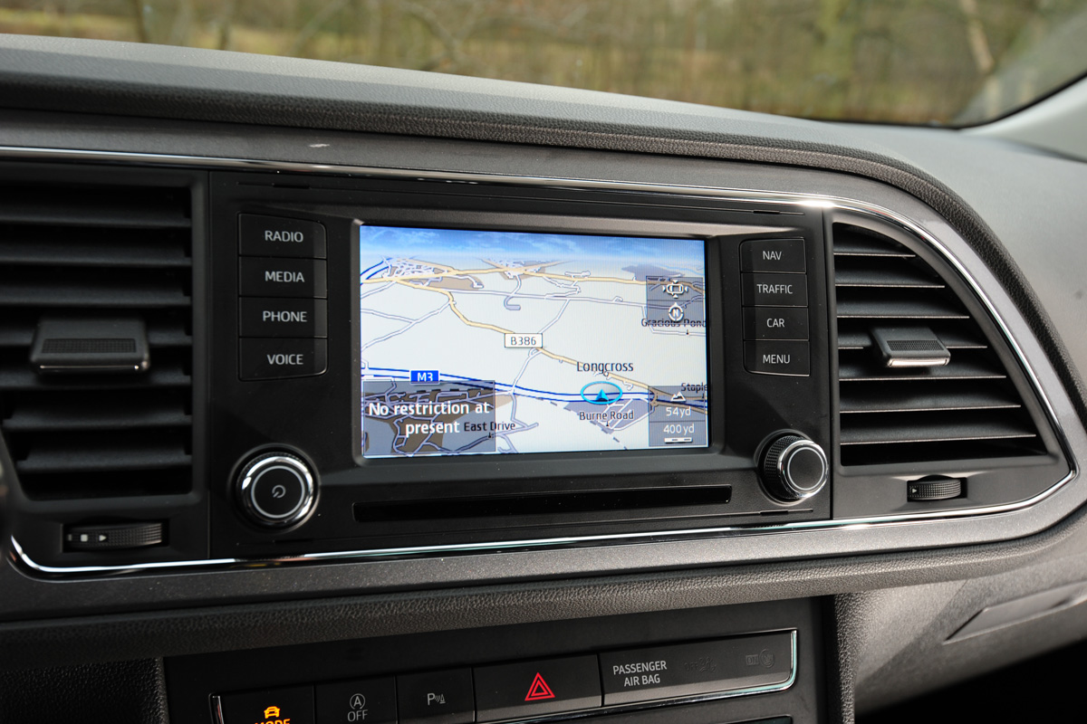 SEAT Leon interior detail