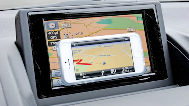 Lexus CT200h sat nav detail