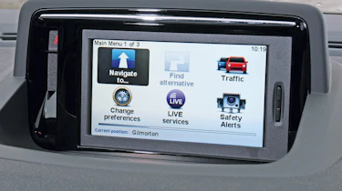Renault Megane Coupe interior screen