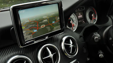 Mercedes A250 display detail