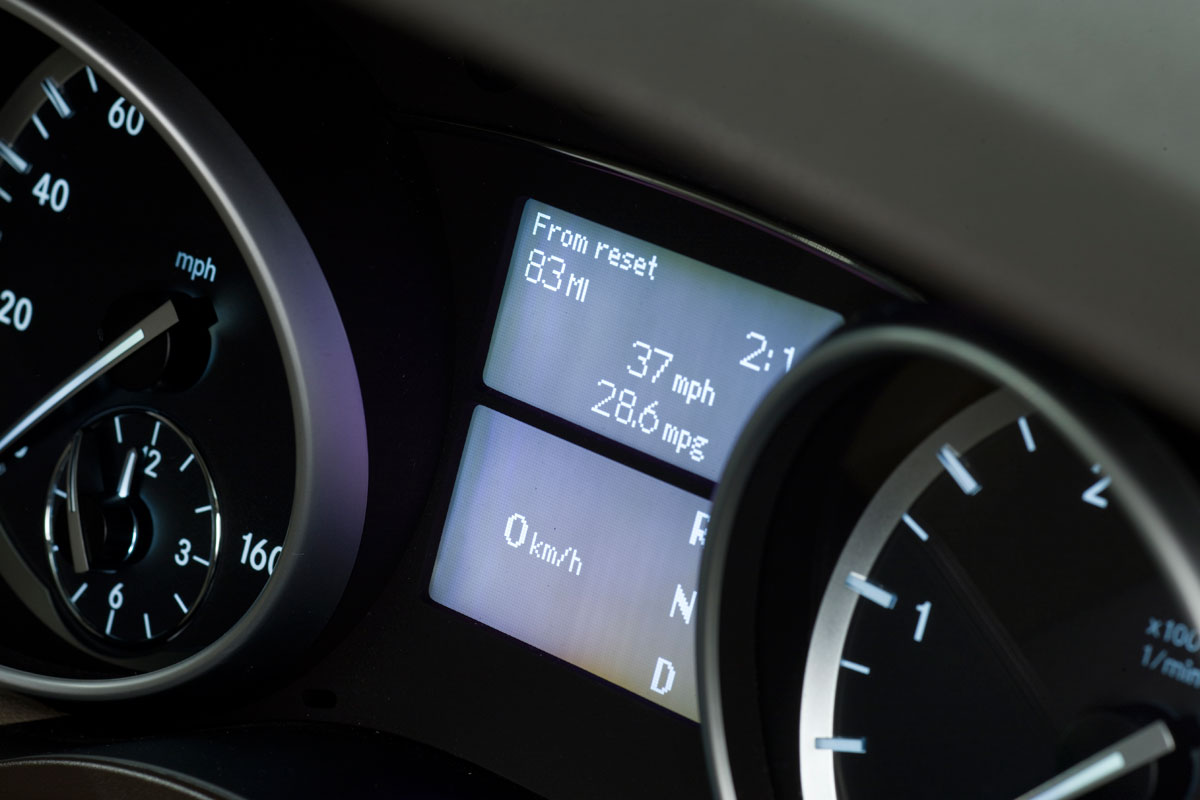 Mercedes R-Class trip computer