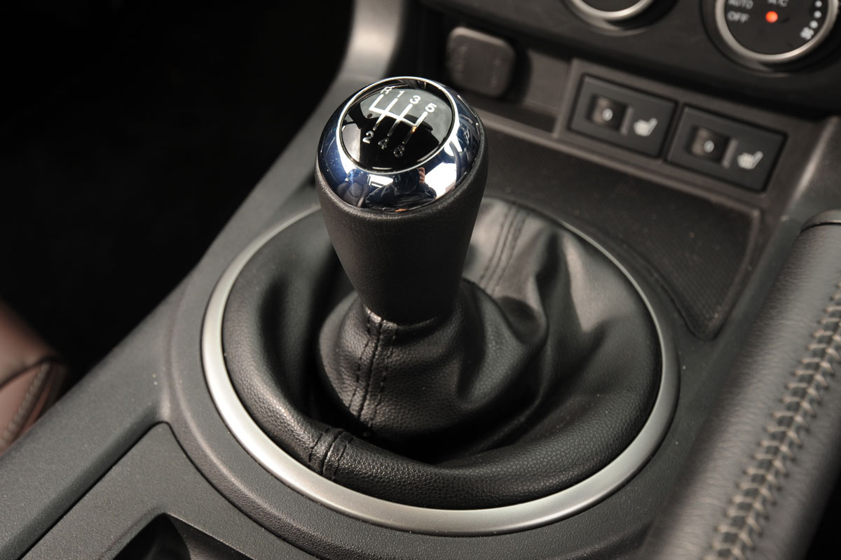 Mazda MX-5 interior detail