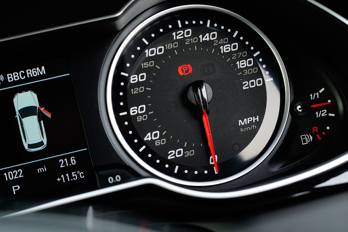 Audi RS4 dials