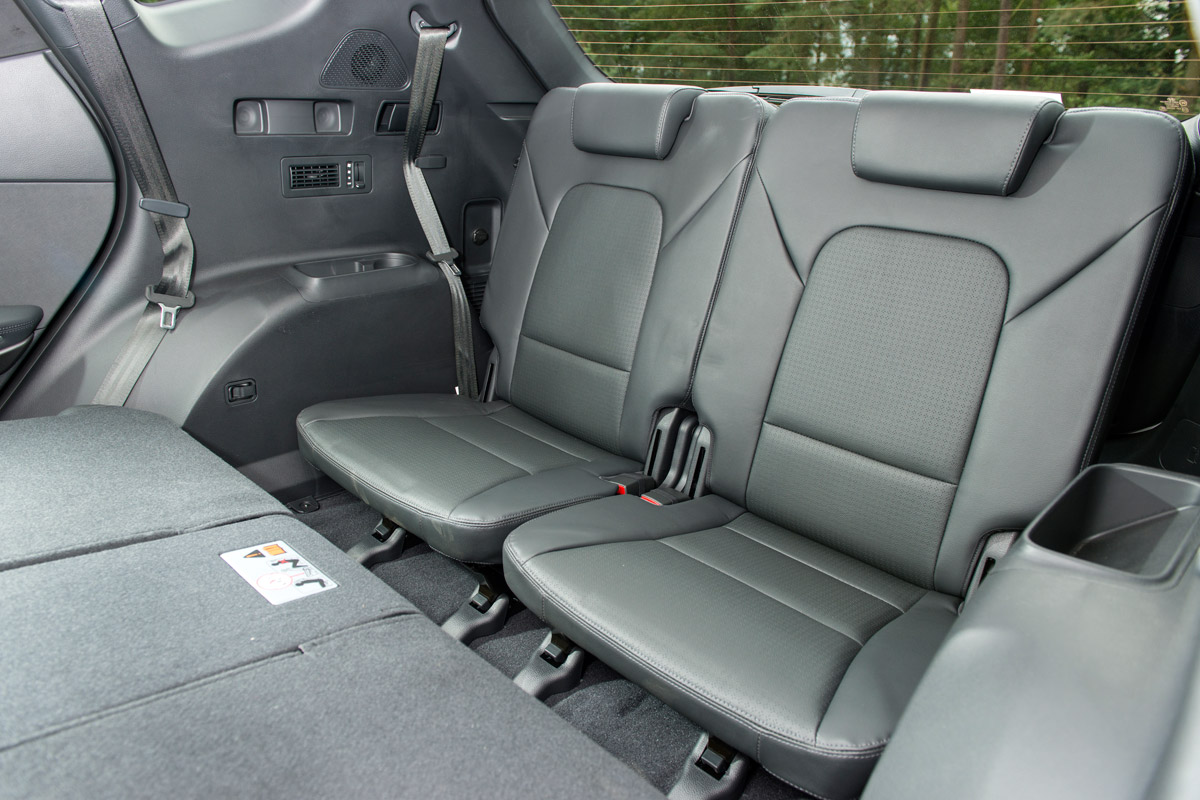 Hyundai Santa Fe third-row seats