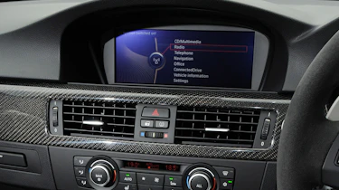 BMW M3 Frozen Silver interior detail