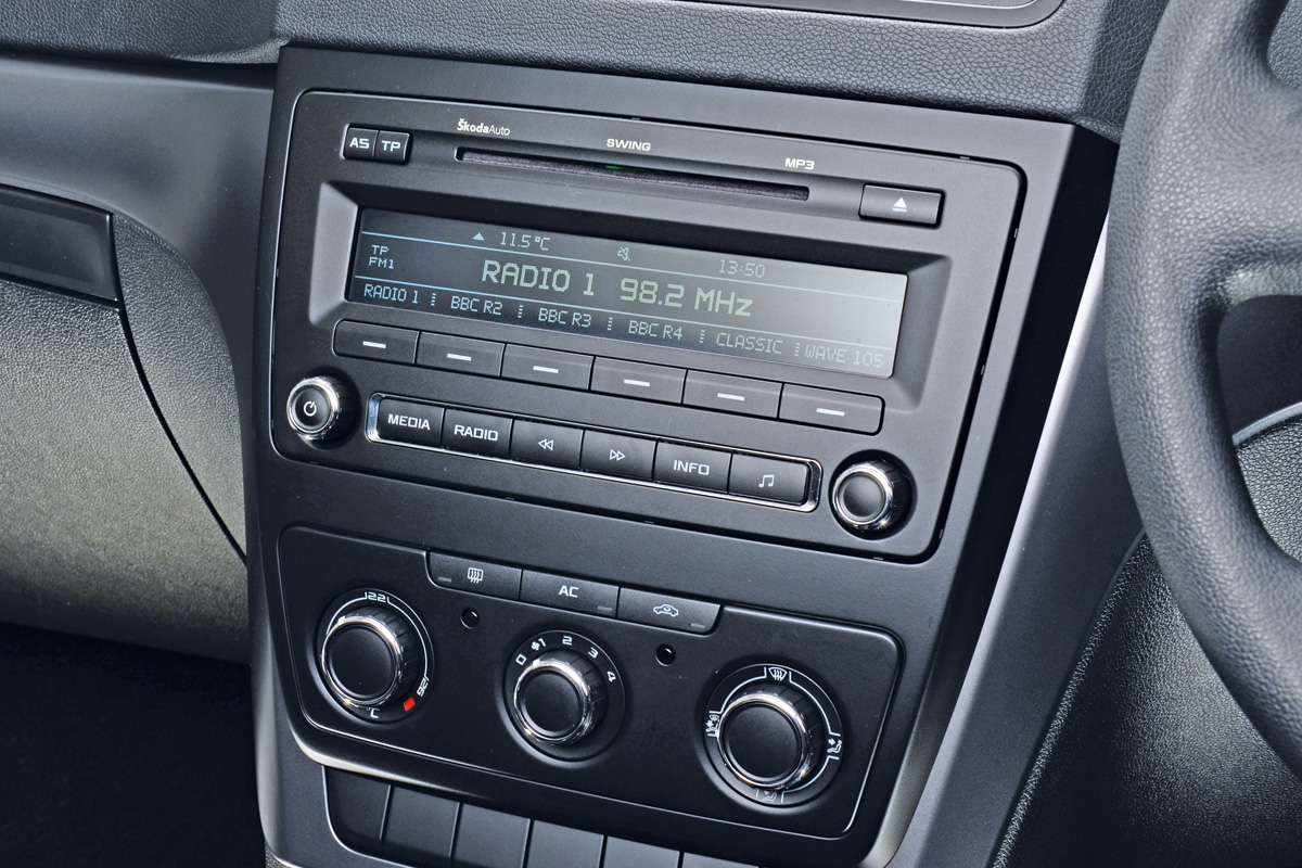 Skoda Yeti interior detail