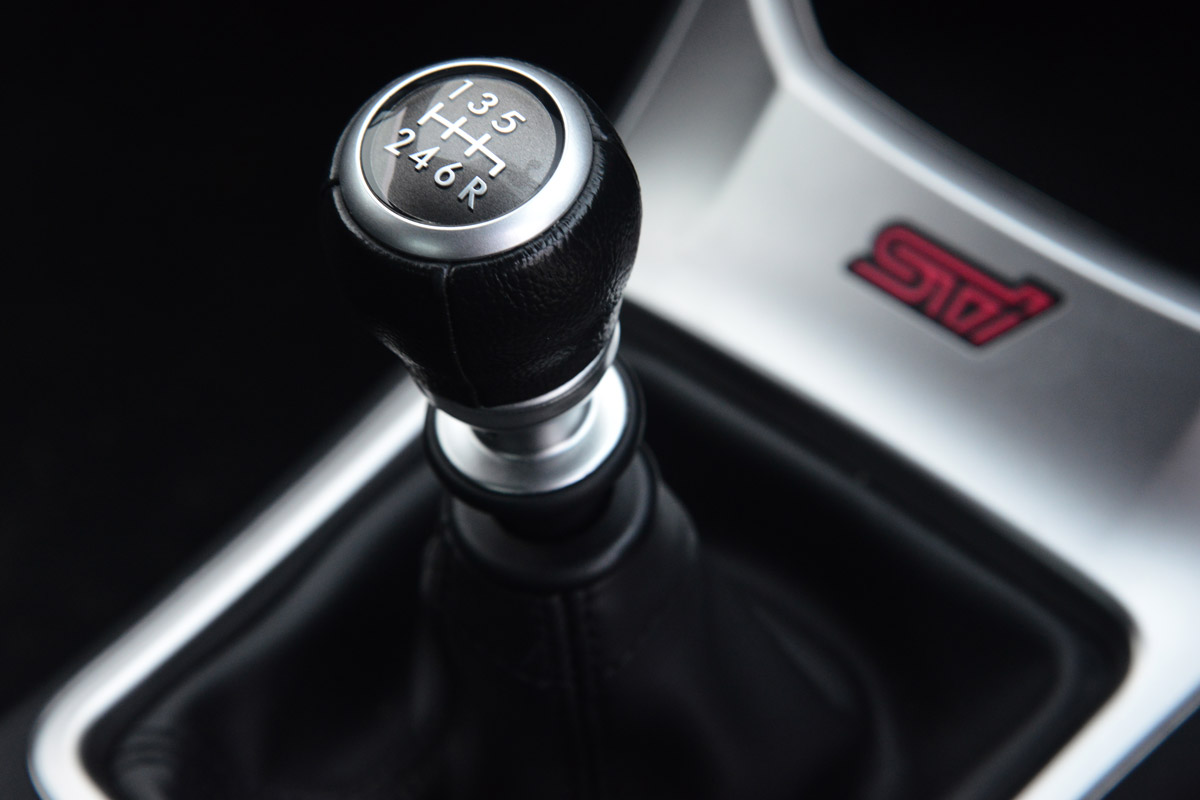Subaru WRX STi 320R interior detail