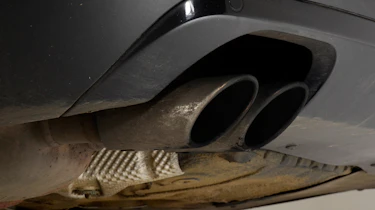 Skoda Superb Estate exhaust detail