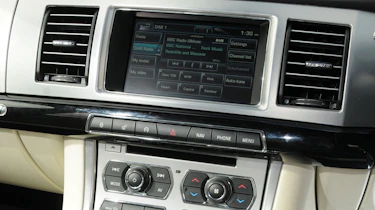 Jaguar XF interior detail