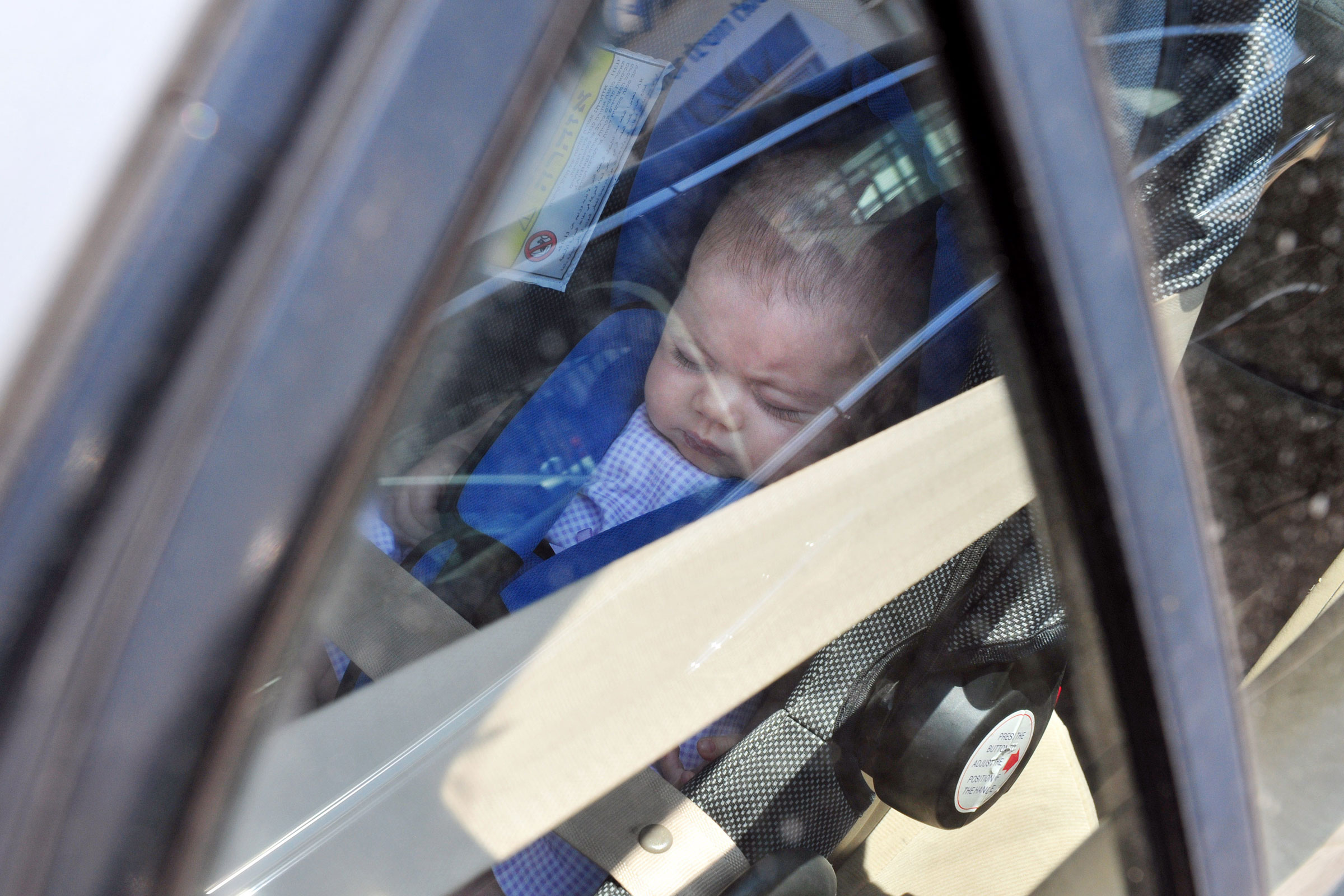 Baby in car seat
