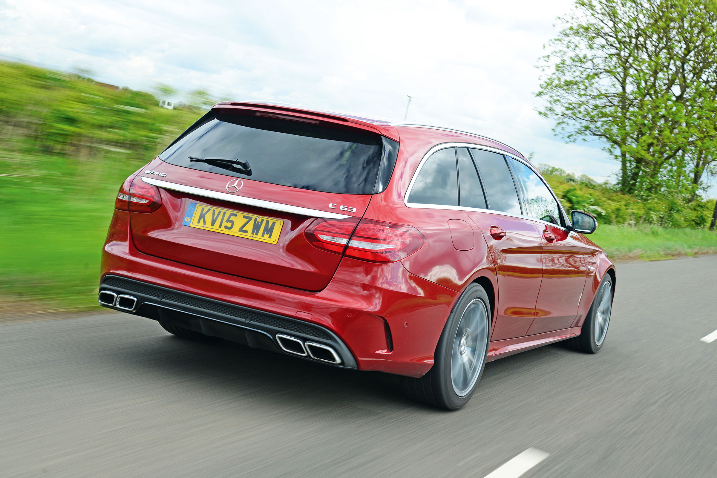 Mercedes-AMG C 63 Estate - rear tracking