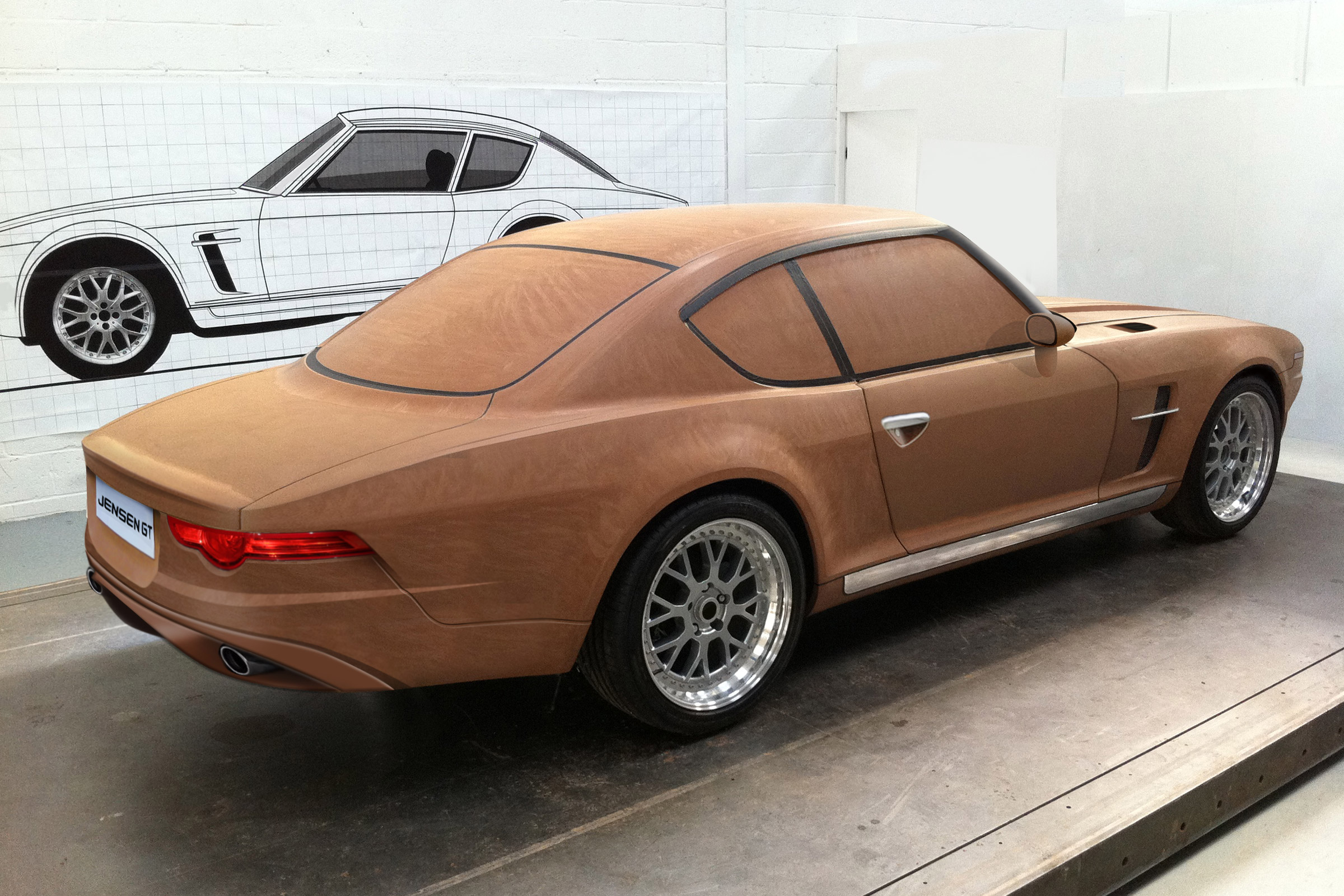 Jensen GT rear