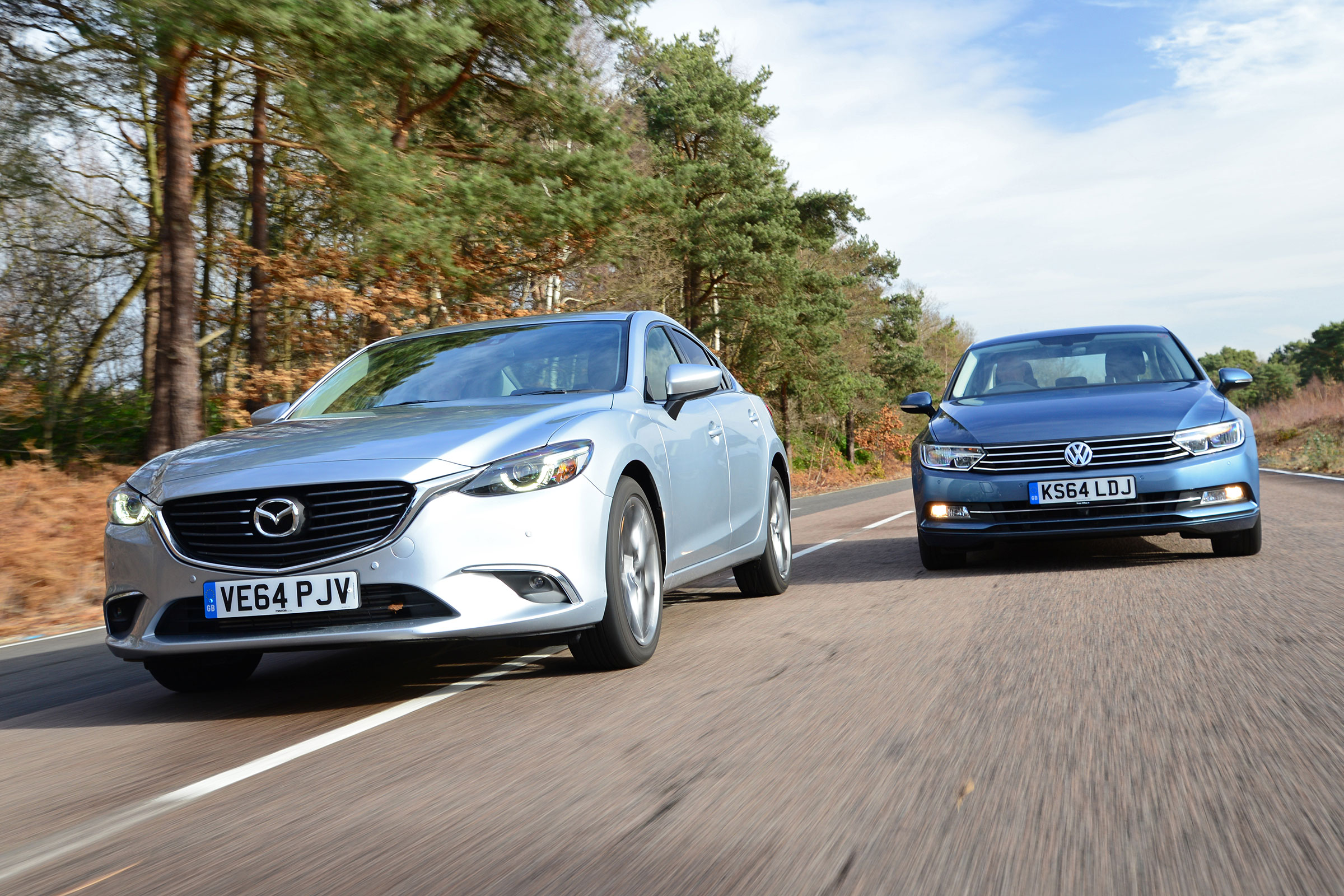 Mazda 6 vs VW Passat