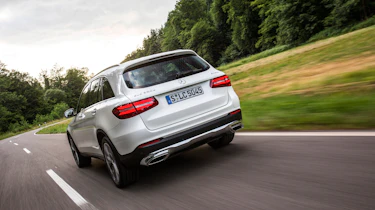 Mercedes GLC 350e - rear tracking