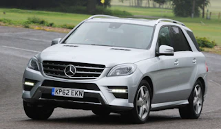 silver mercedes m class