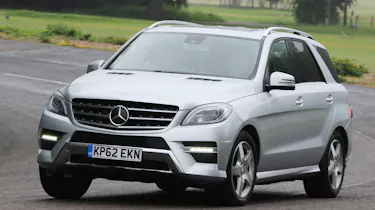 silver mercedes m class