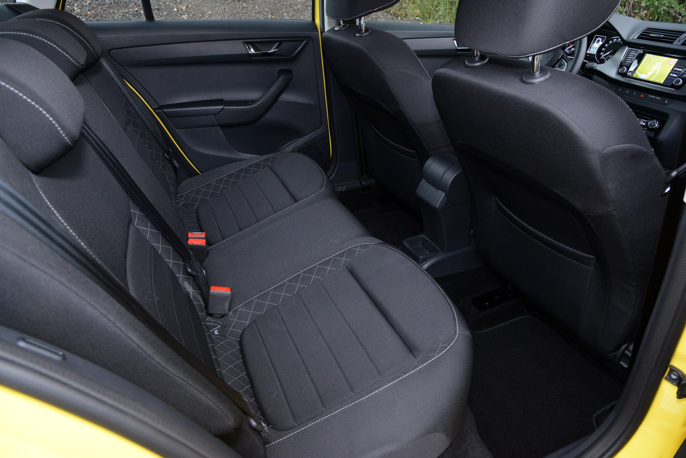 Skoda Fabia Estate 2015 rear seats