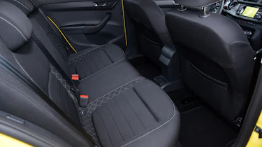 Skoda Fabia Estate 2015 rear seats