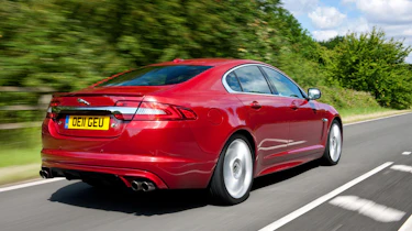 Jaguar XFR rear tracking