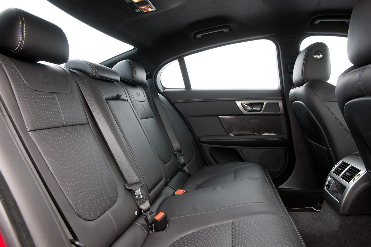 Jaguar XFR rear seats