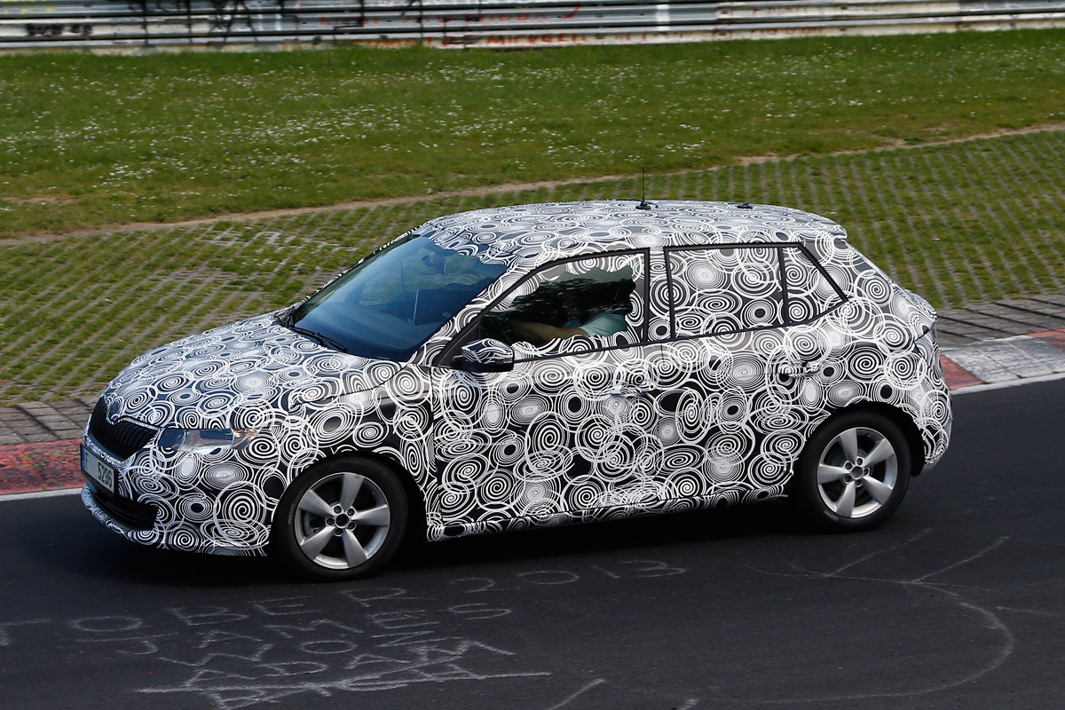 Skoda Fabia front quater