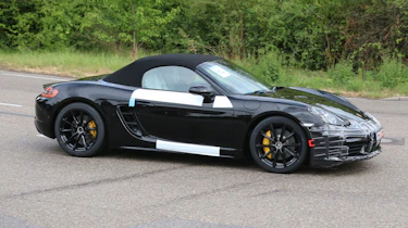 Porsche Boxster facelift side front