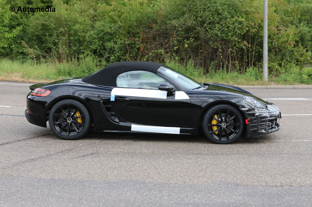 Porsche Boxster facelift side