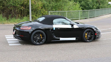 Porsche Boxster facelift side rear